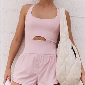 Pink Sleeveless Jumpsuit